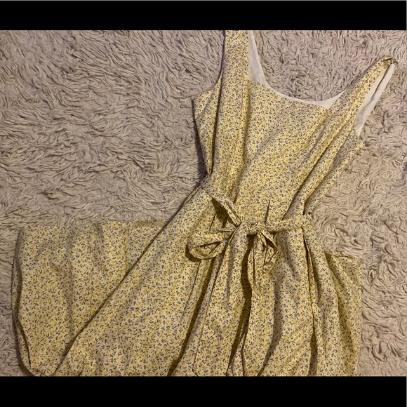 Yellow Floral Dress - Picture 1 of 5